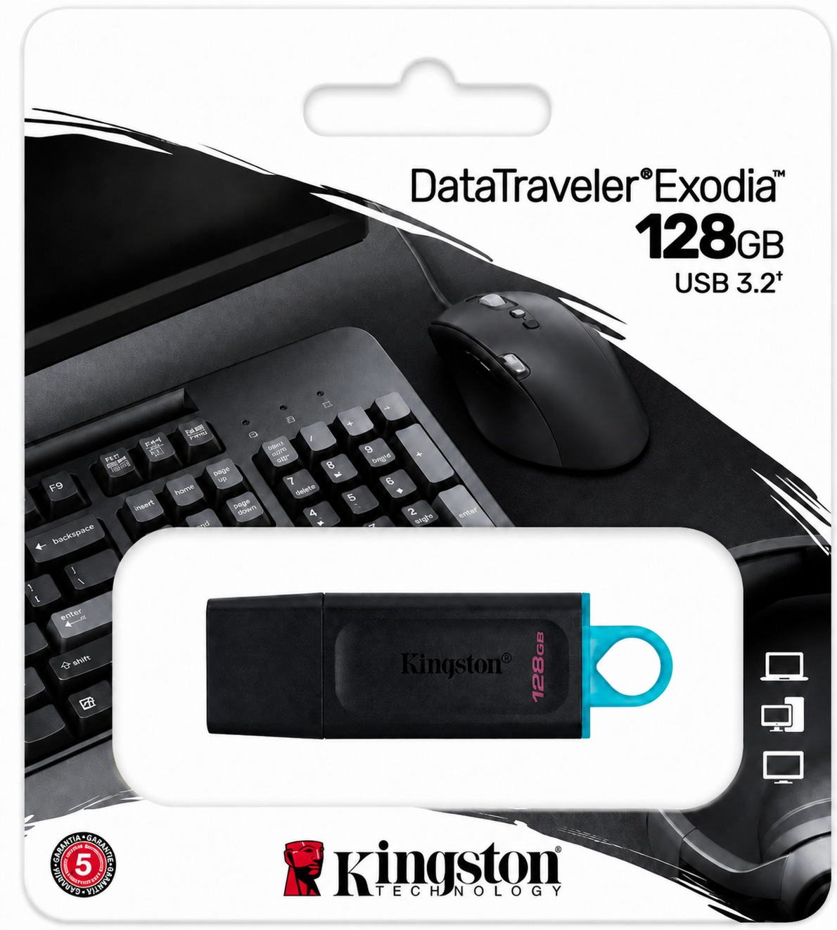El Kingston DataTraveler Exodia 128GB