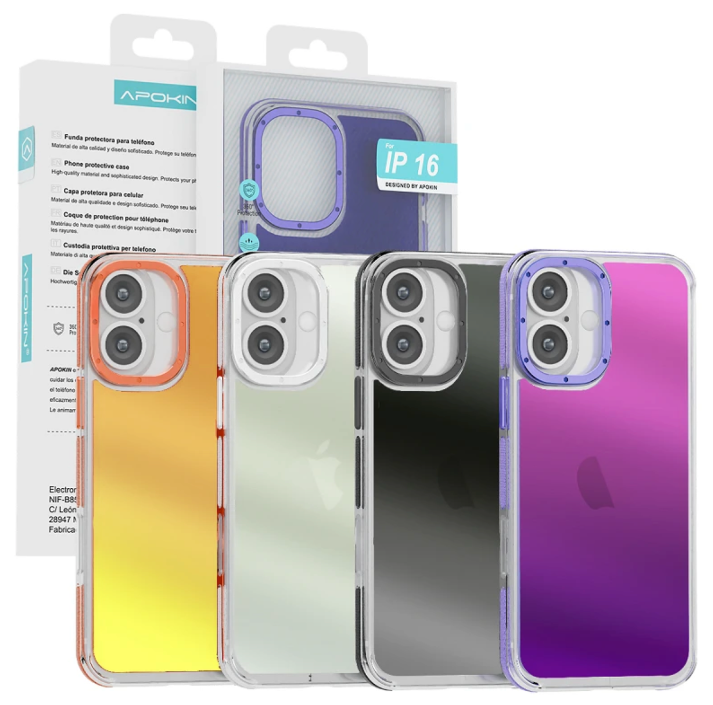 Funda camaleón iPhone 16 plus