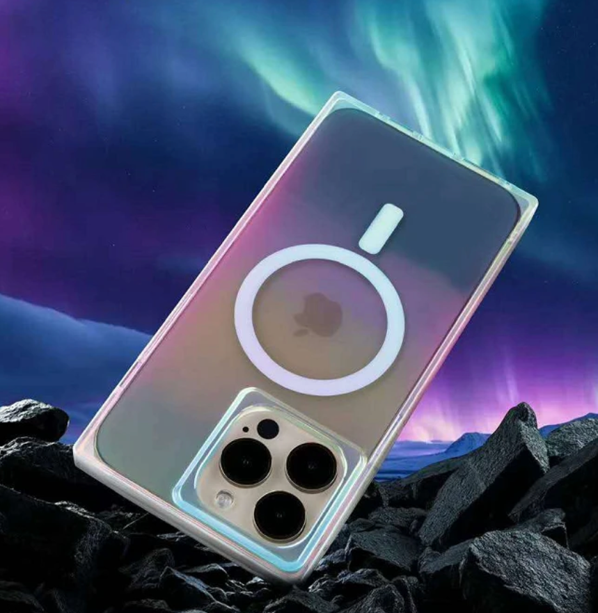 Funda Iridiscente Metalizada Magsafe iPhone 16 Pro Max