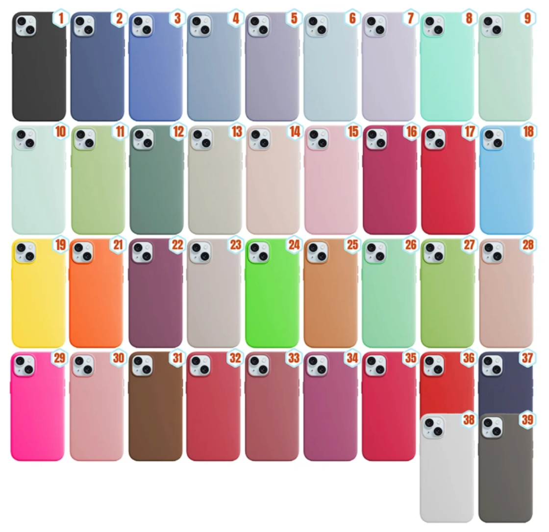 Funda Silicona Liquida Efecto Piel iPhone 14