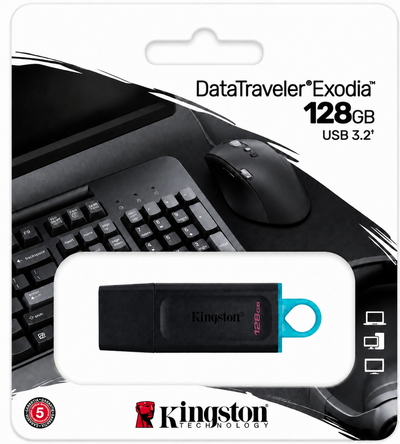 El Kingston DataTraveler Exodia 128GB