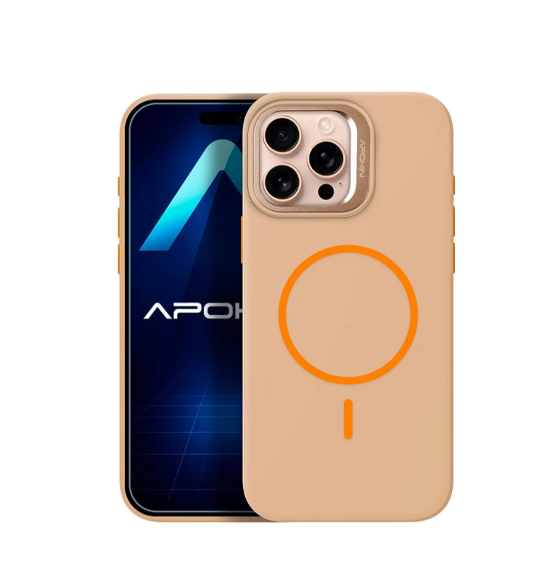Funda Silicona Premium con Magsafe y Soporte iPhone 15 Pro Max