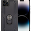 Funda aluminio antigolpe iPhone 14 Pro Max con iman y soporte de anilla 360