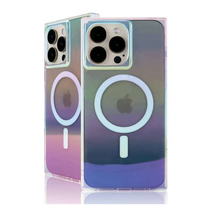 Funda Iridiscente Metalizada Magsafe iPhone 16 Pro Max