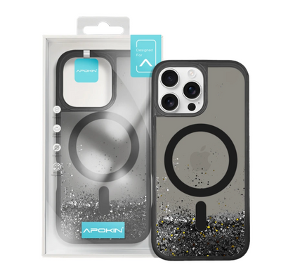 Funda Purpurina Magsafe de Colores iPhone 16 Pro Max