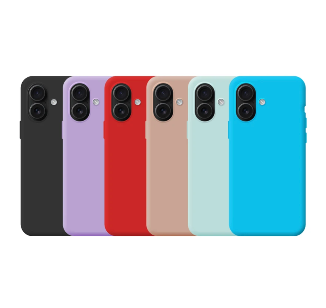 Funda Silicona Suave iPhone 16 Plus