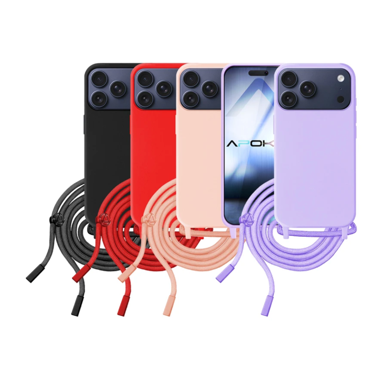 Funda suave con Cordon Iphone 17 Pro Max