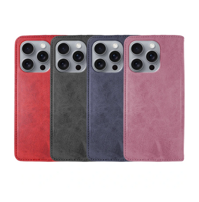 Funda Tapa con Tarjetero iPhone 16 Pro Max Polipiel