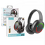 Auricular Gamming Bluetooth R19 Wireless Luz RGB Negro