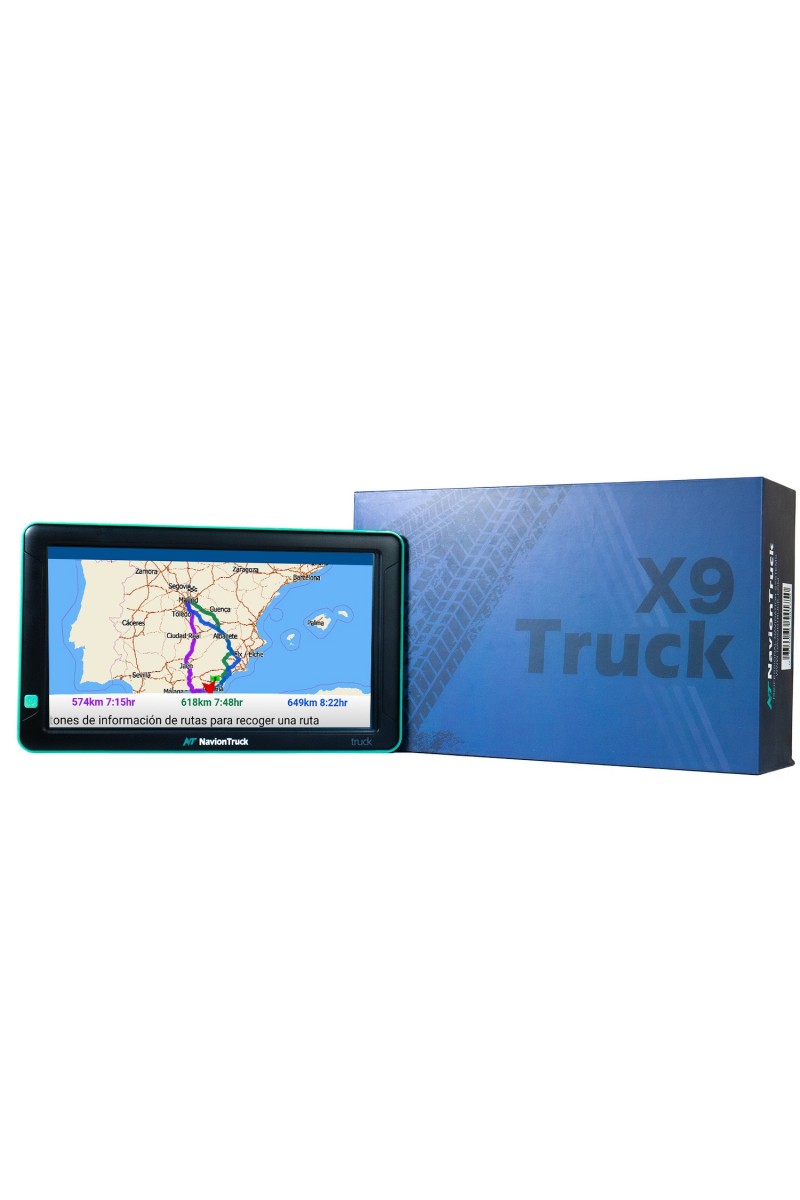 GPS Camión - X9 SMART con Cámara de Carretera y Actualizaciones Gratis