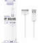 CU1601 Cable Datos 2.1A - iPhone 4/4S Blanco (1M)