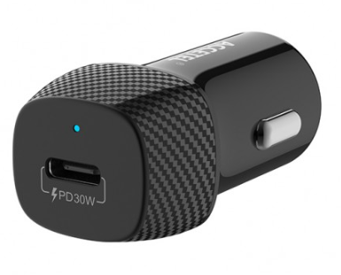 CC330B Cargador Coche con Carga Rápida USB-C PD 30W