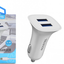 CC157 Cargador Coche Dual USB 2.1A - USB-C Blanco